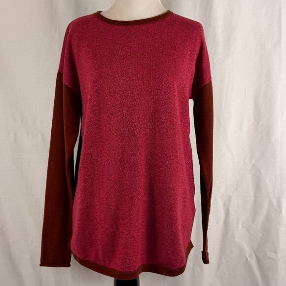 Smartwool Women's Sweater | Pink, Red, Navy | Medium - Picture 1 of 10